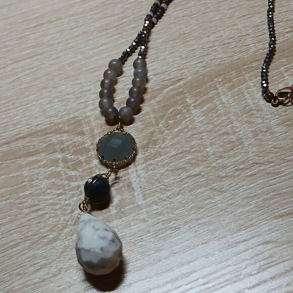 Fashion Jewelry Hand Crafted Multi Color Costume Jewelry Beaded Necklace #61 - Picture 6 of 7